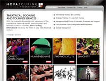 Tablet Screenshot of novatouring.com